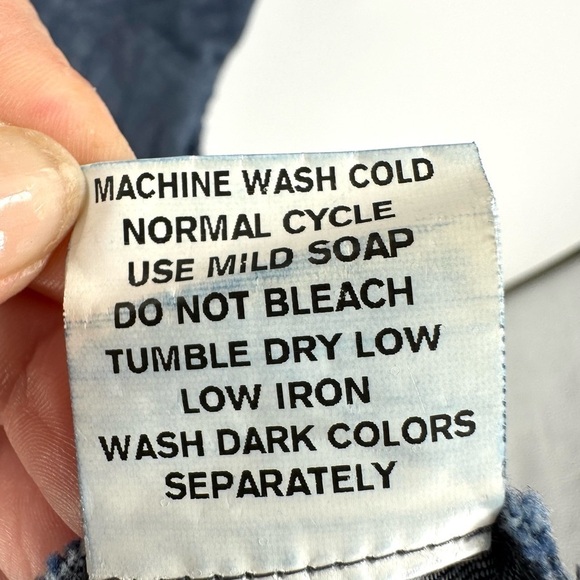 Eshakti Womens Pinup Chambray Dress Size XS Floral Embroidery Tie Neck Button Up - Picture 8 of 12